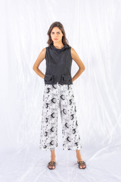 ELLi Marlene Hose / gemustert / 334-41-251 / Baumwolle
