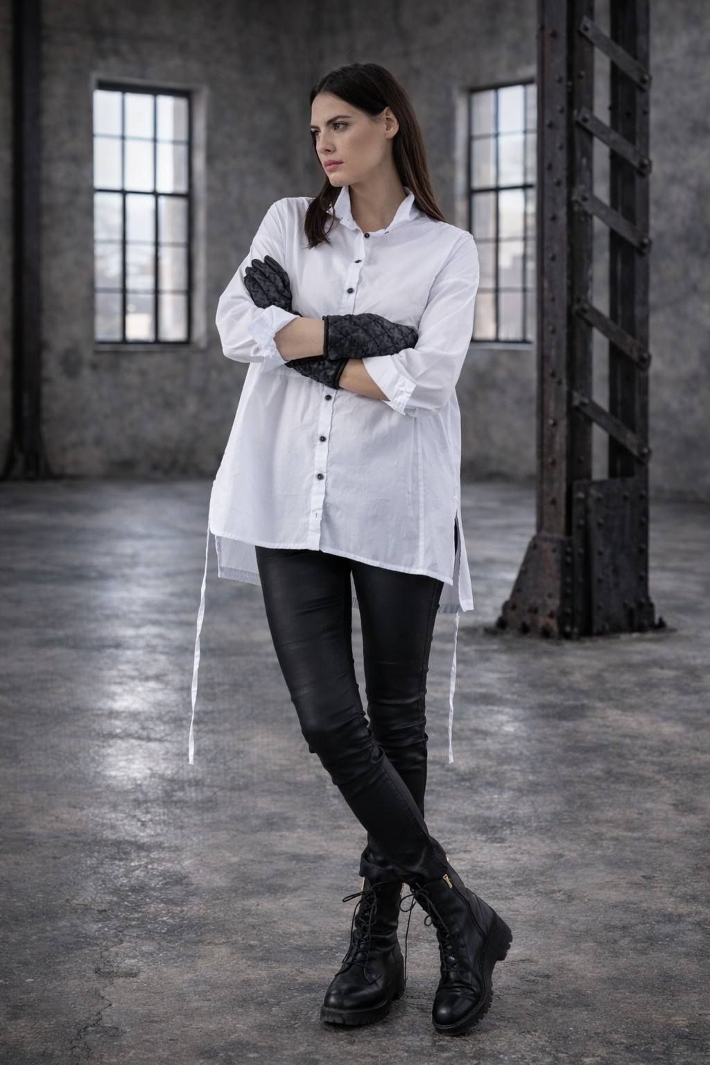 ELLi Bluse mit Tunnelzug / Baumwolle / 2036.11.242 – Bild 2