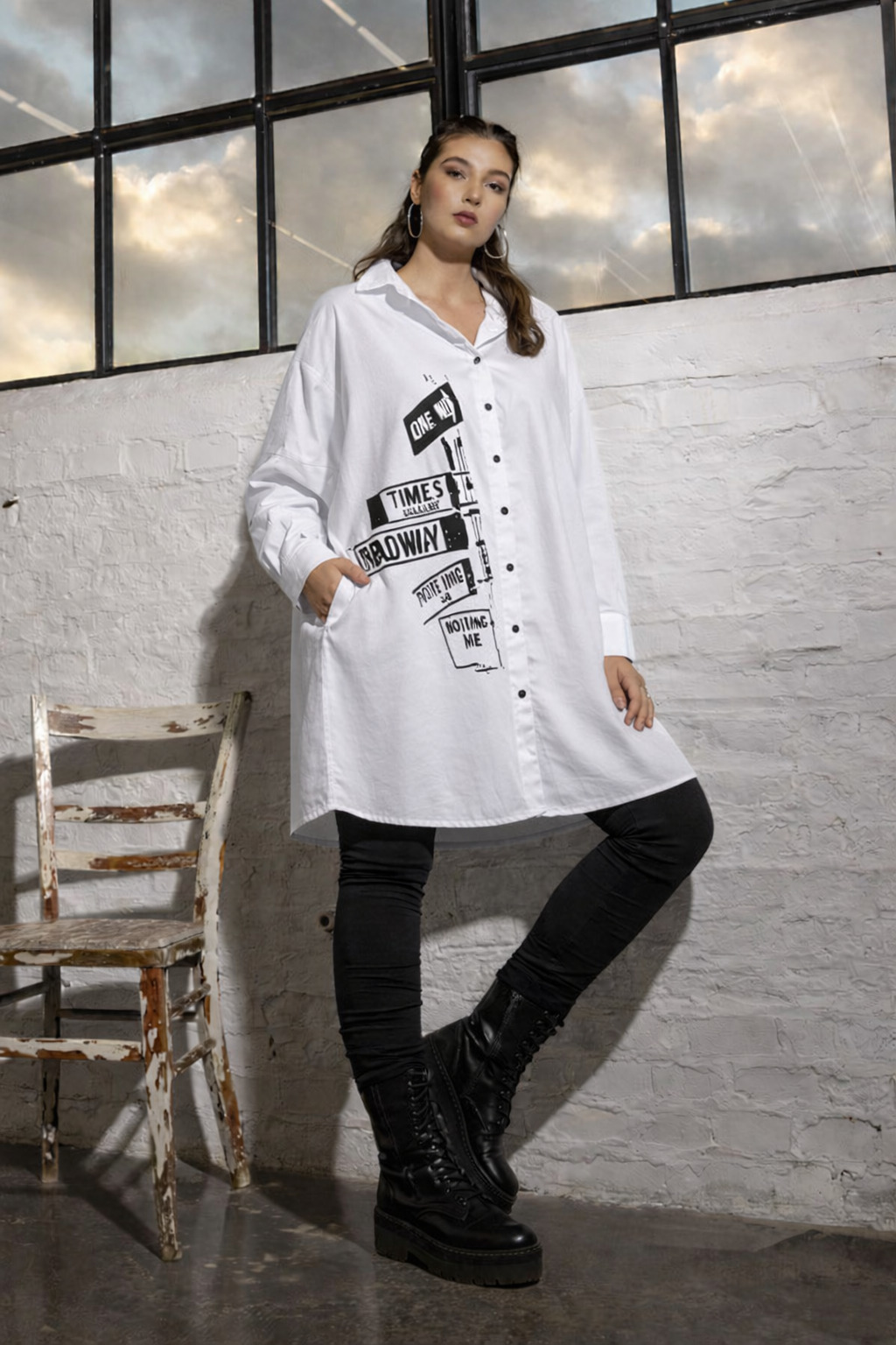 ELLi Bluse mit Druck / Baumwolle / 213.8.11.222 – Bild 5