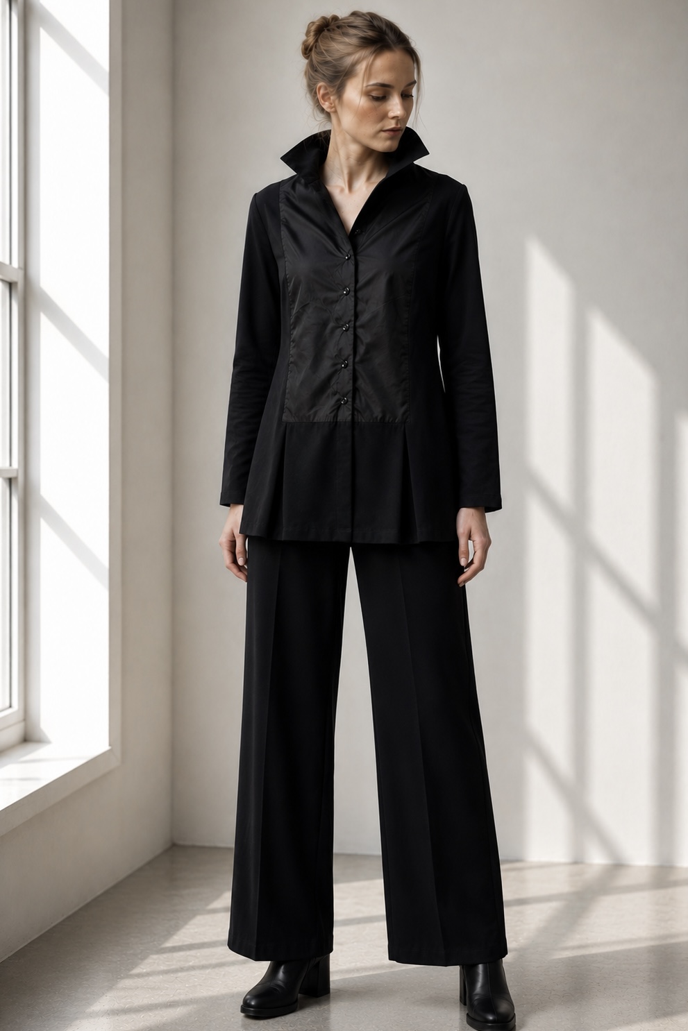 ELLi Blusen-Jacke / Technostretch mit Tafteinsatz – Bild 4