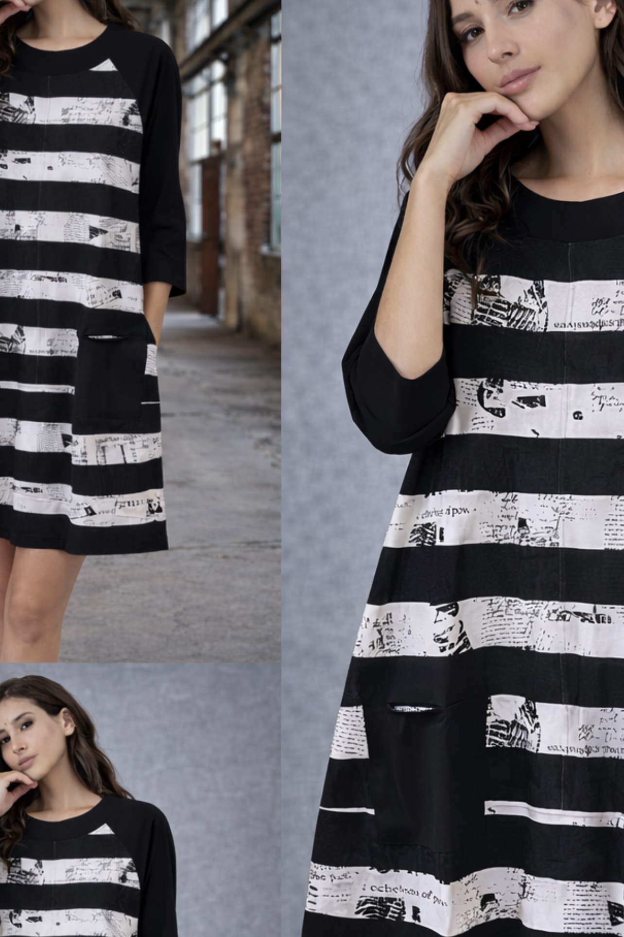 ELLi Kleid / Streifen / Viskose / 5008-15-261 – Bild 8