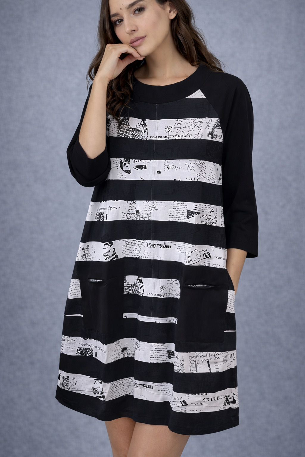 ELLi Kleid / Streifen / Viskose / 5008-15-261 – Bild 4