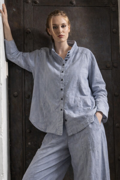 ELLi Oversizebluse / 100% Leinen