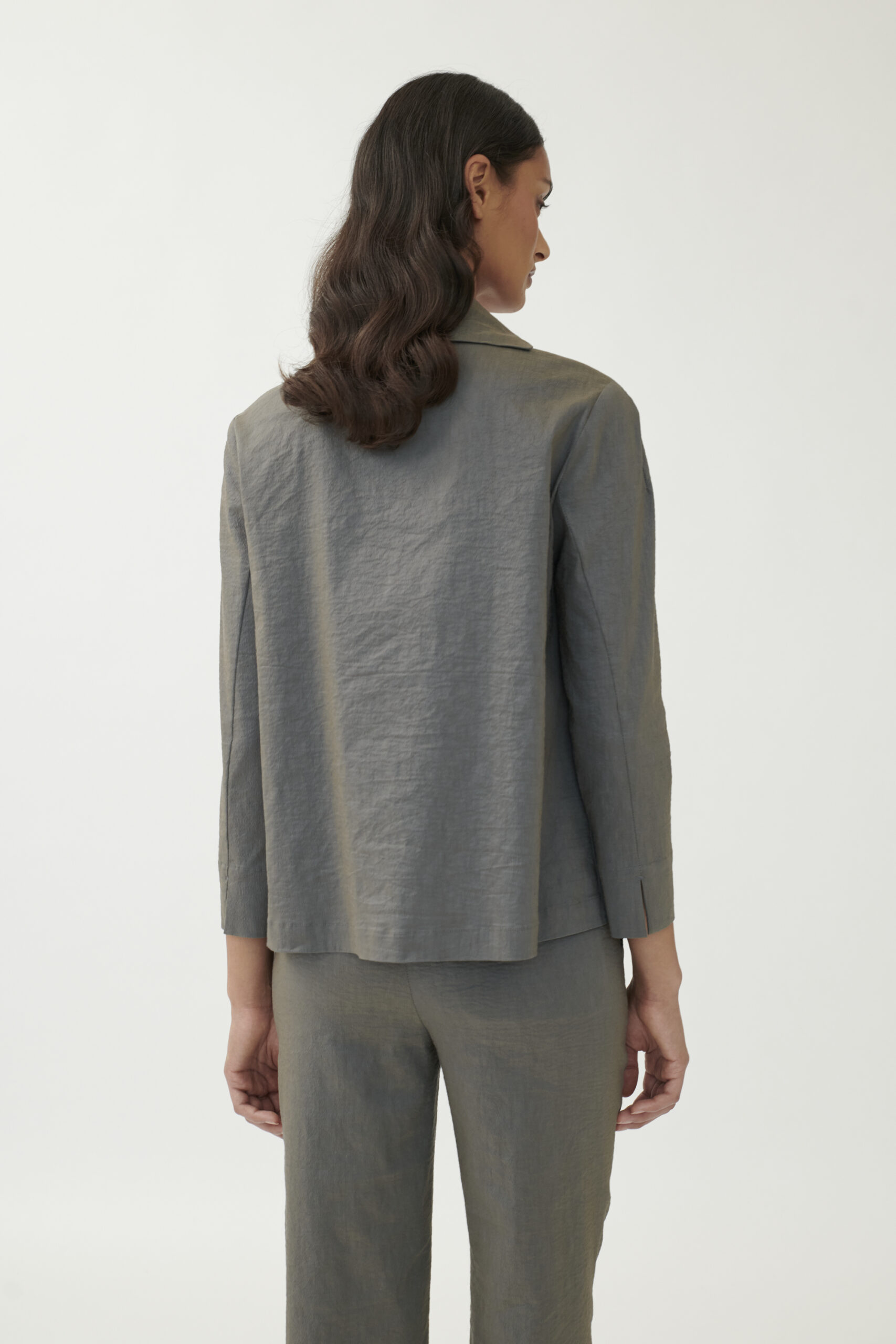 Annette Görtz Jacke Bird / Leinen-Baumwoll-Mischung / 42100 – Bild 8