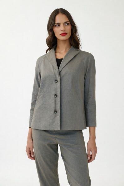 Annette Görtz Jacke Bird / Leinen-Baumwoll-Mischung / 42100