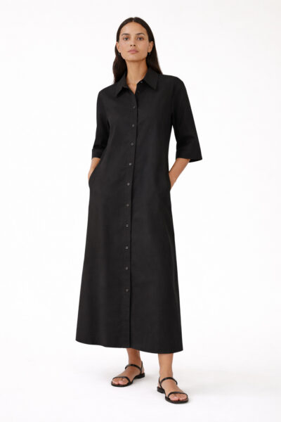 Annette Görtz Kleid mit Ärmel / Baumwolle / 42150