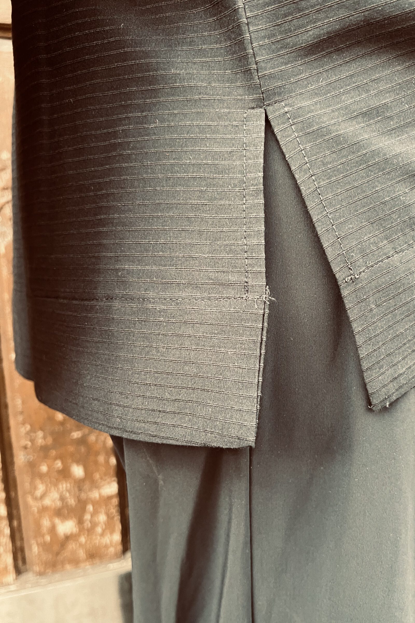 LAGOM Bluse / Baumwoll-Mischung / Streifenstruktur – Bild 5