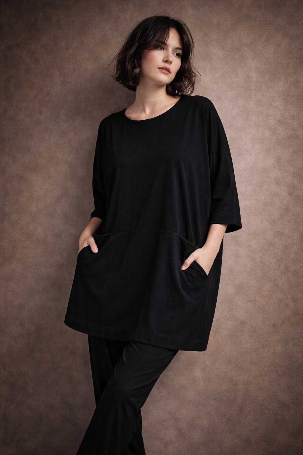 LAGOM Tunika/Bluse mit Taschen / Technostretch – Bild 3