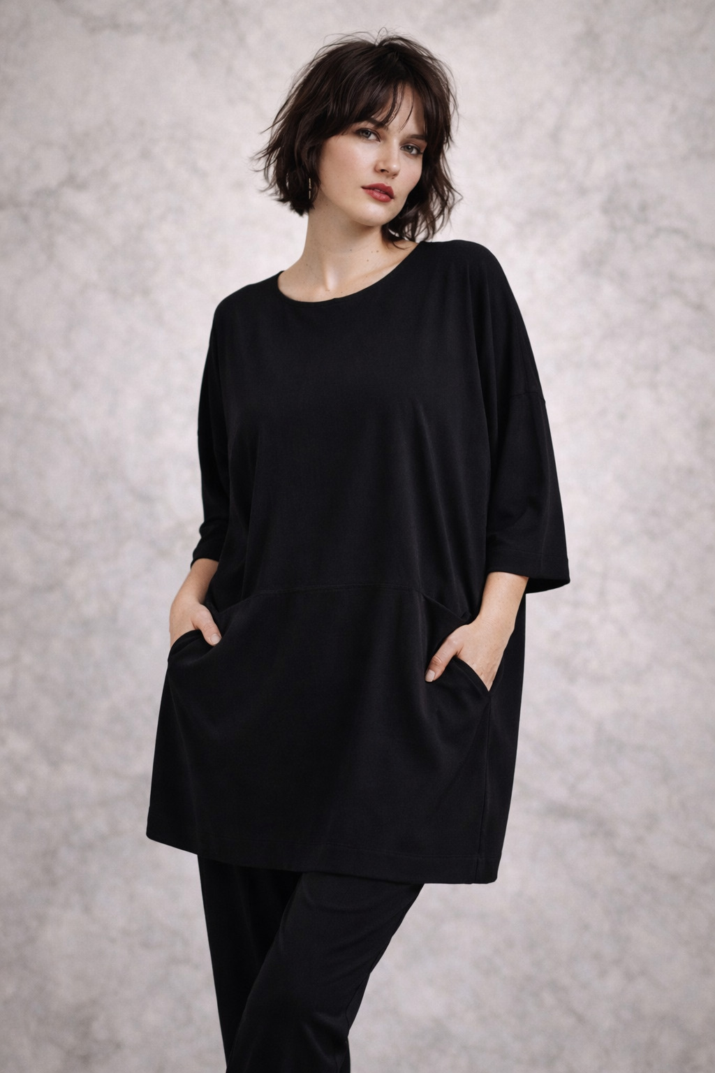 LAGOM Tunika/Bluse mit Taschen / Technostretch – Bild 2