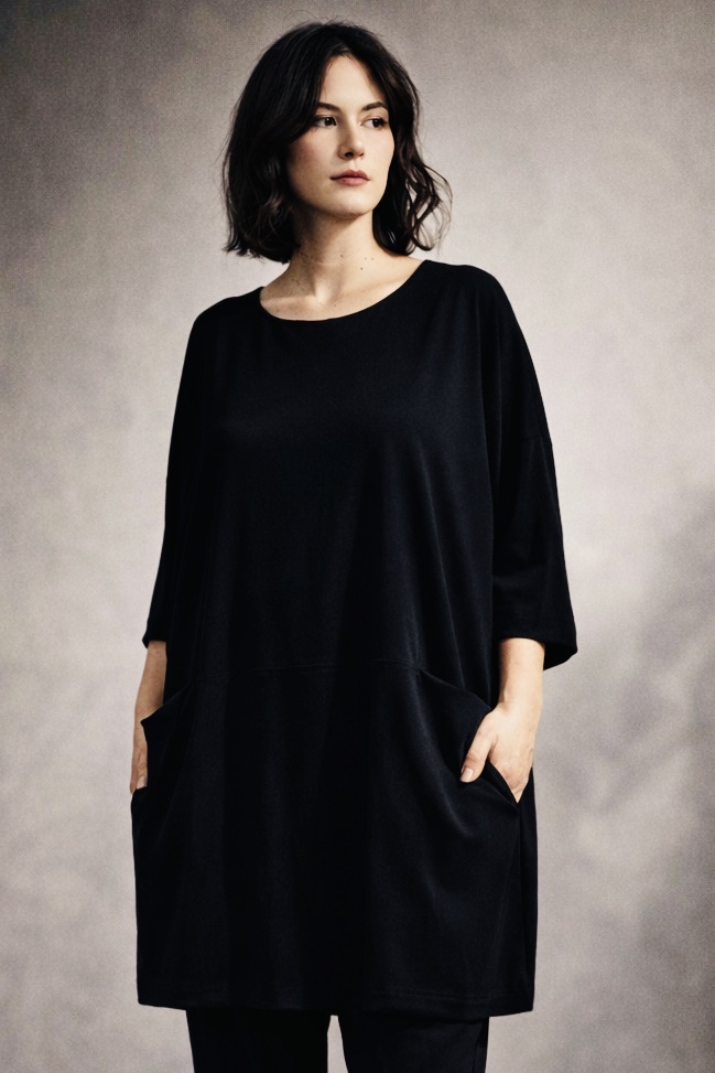 LAGOM Tunika/Bluse mit Taschen / Technostretch – Bild 7