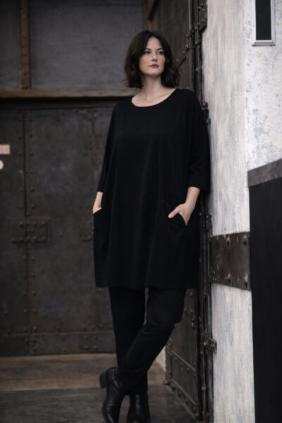 LAGOM Tunika/Bluse mit Taschen / Technostretch