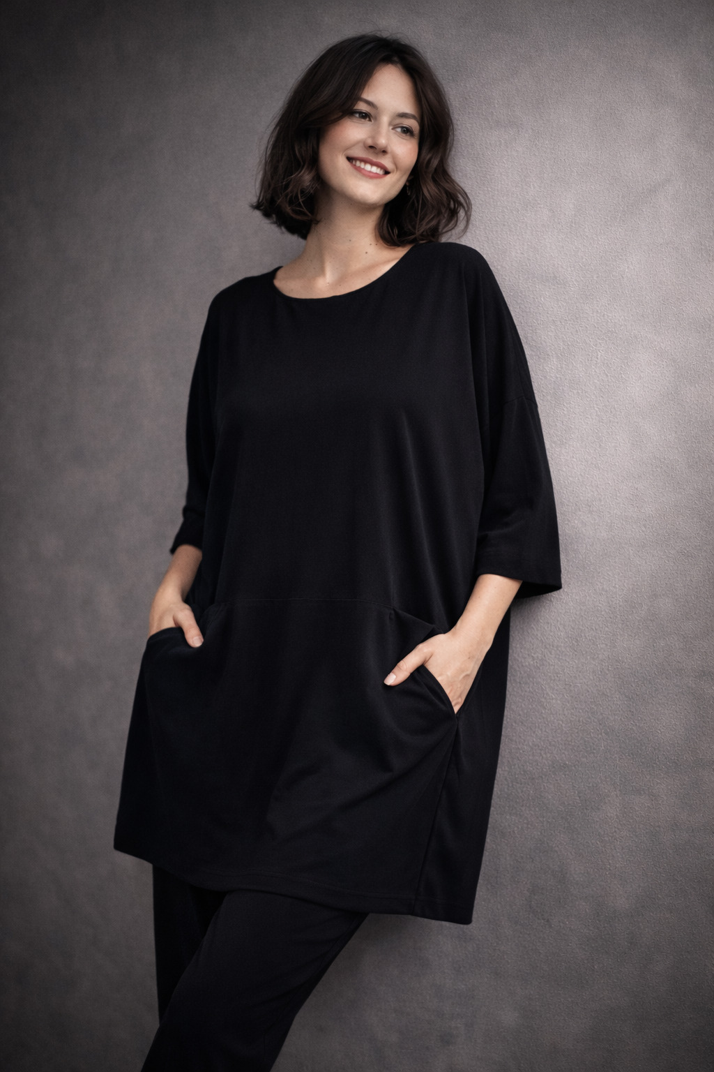 LAGOM Tunika/Bluse mit Taschen / Technostretch – Bild 6