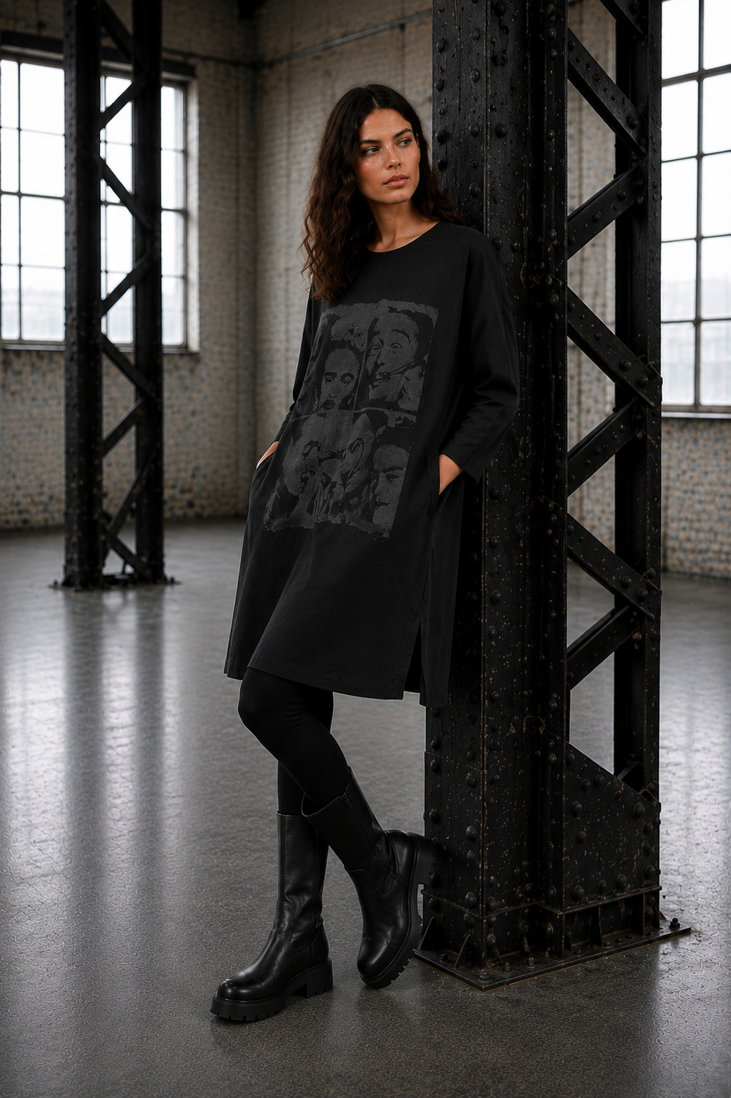 ELLi Bigshirt lang / Laser-Print / 113.9-15-262 – Bild 3