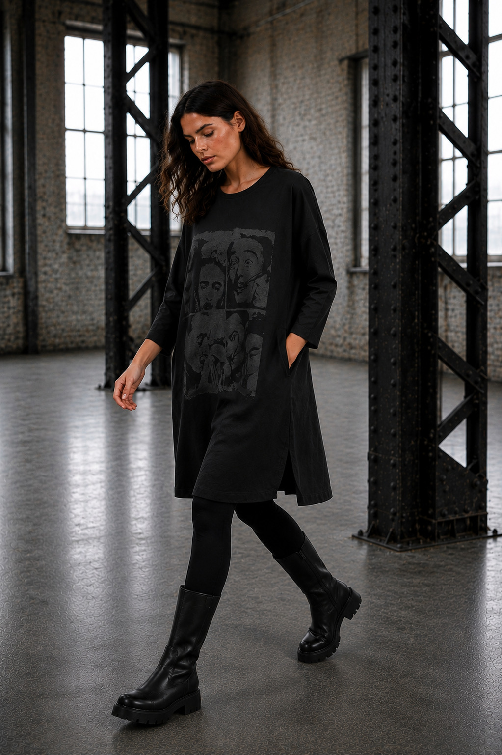 ELLi Bigshirt lang / Laser-Print / 113.9-15-262 – Bild 4