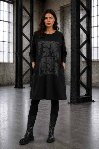 ELLi Bigshirt lang / Laser-Print / 113.9-15-262
