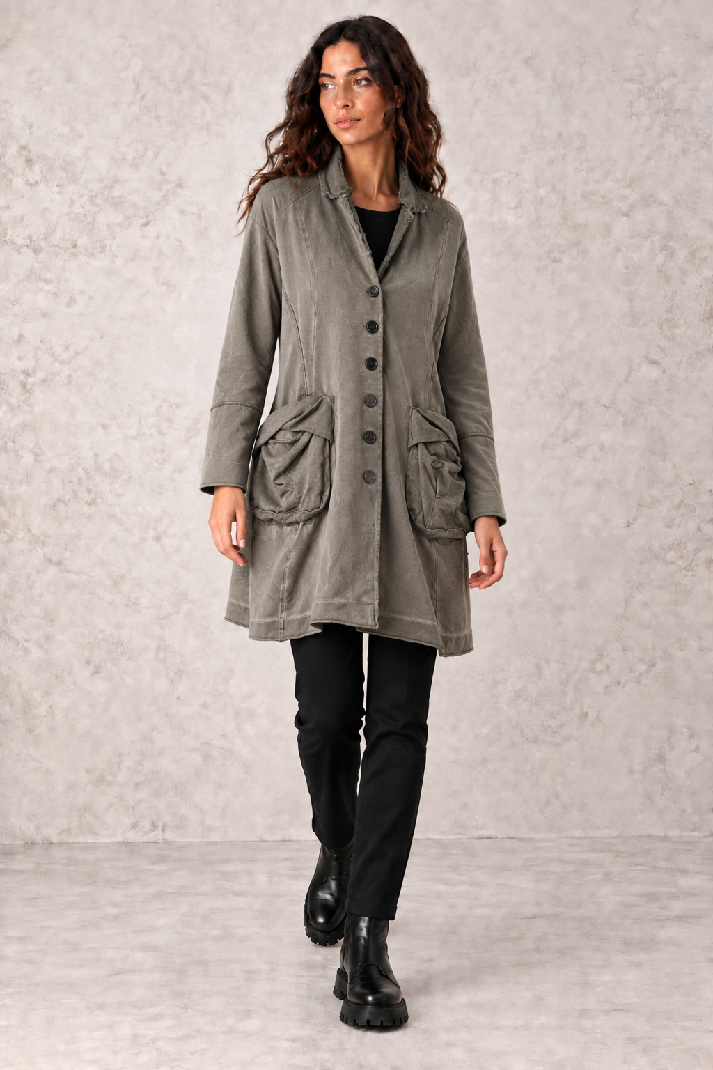 ELLi Longjacke / Baumwolljersey