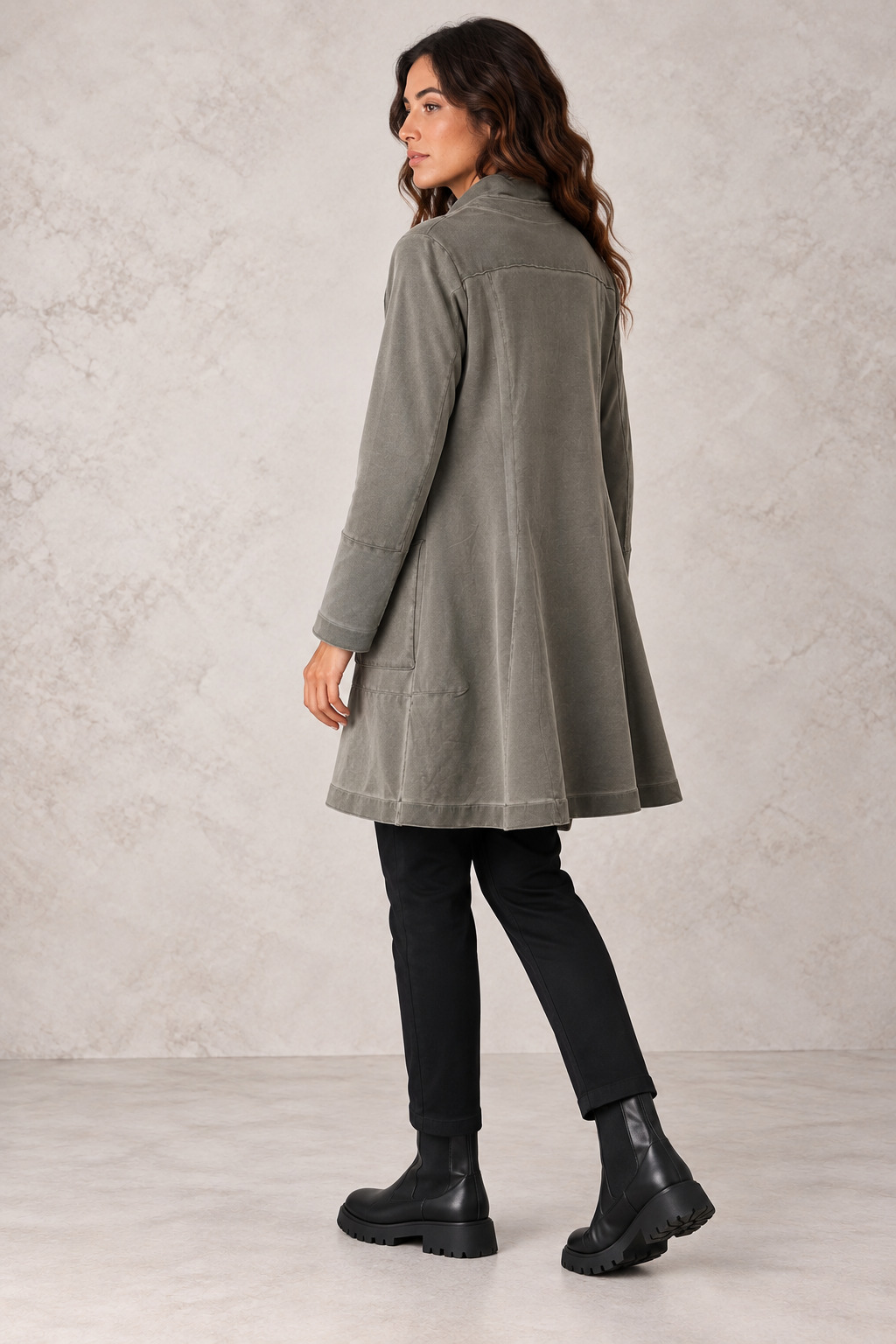 ELLi Longjacke / Baumwolljersey – Bild 3