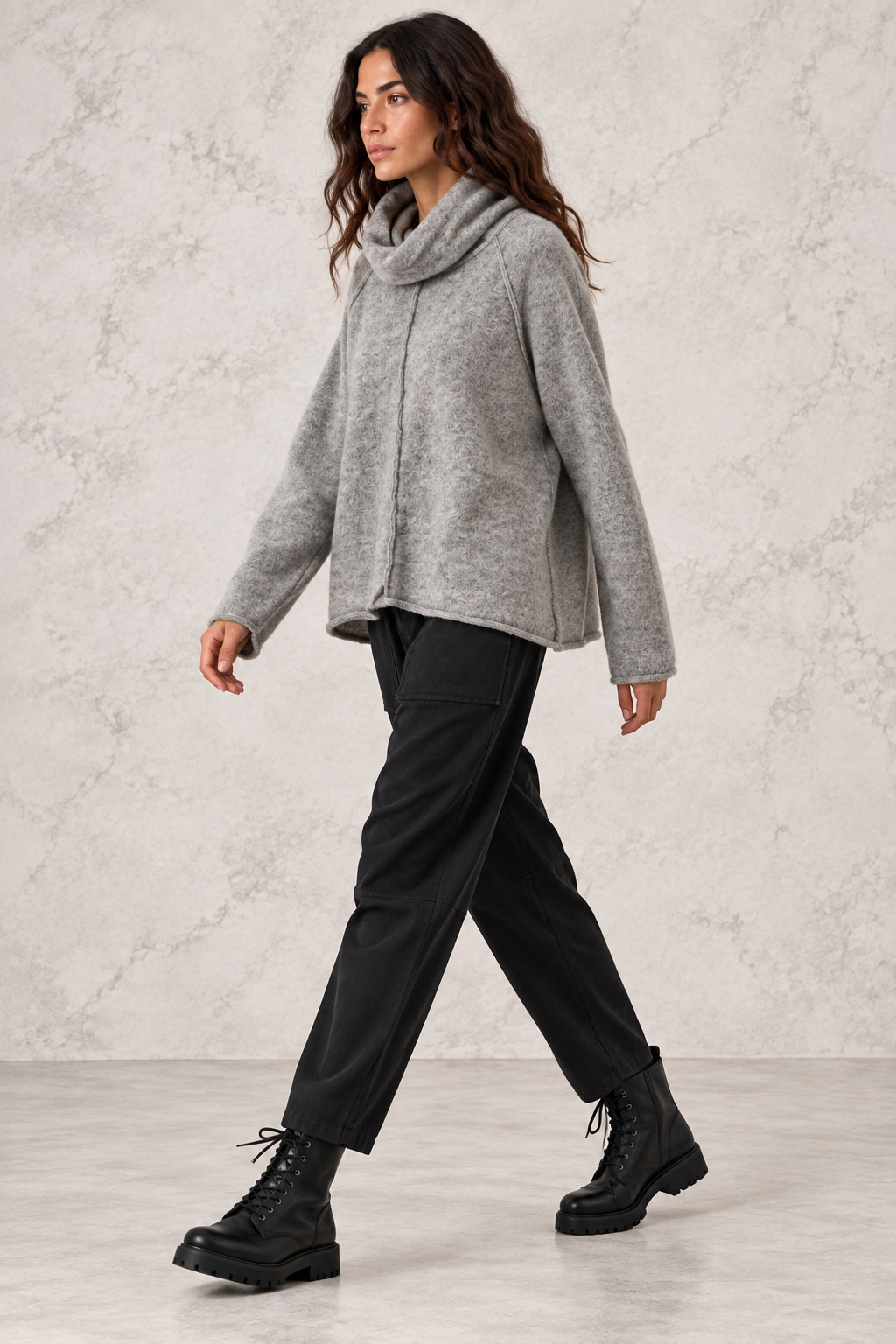 ELLi Pullover / Wolle-Alpaka – Bild 2