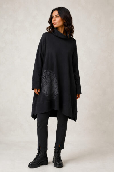 Elli Hose schmal / Baumwoll-Sweat-Material / 303-30-262