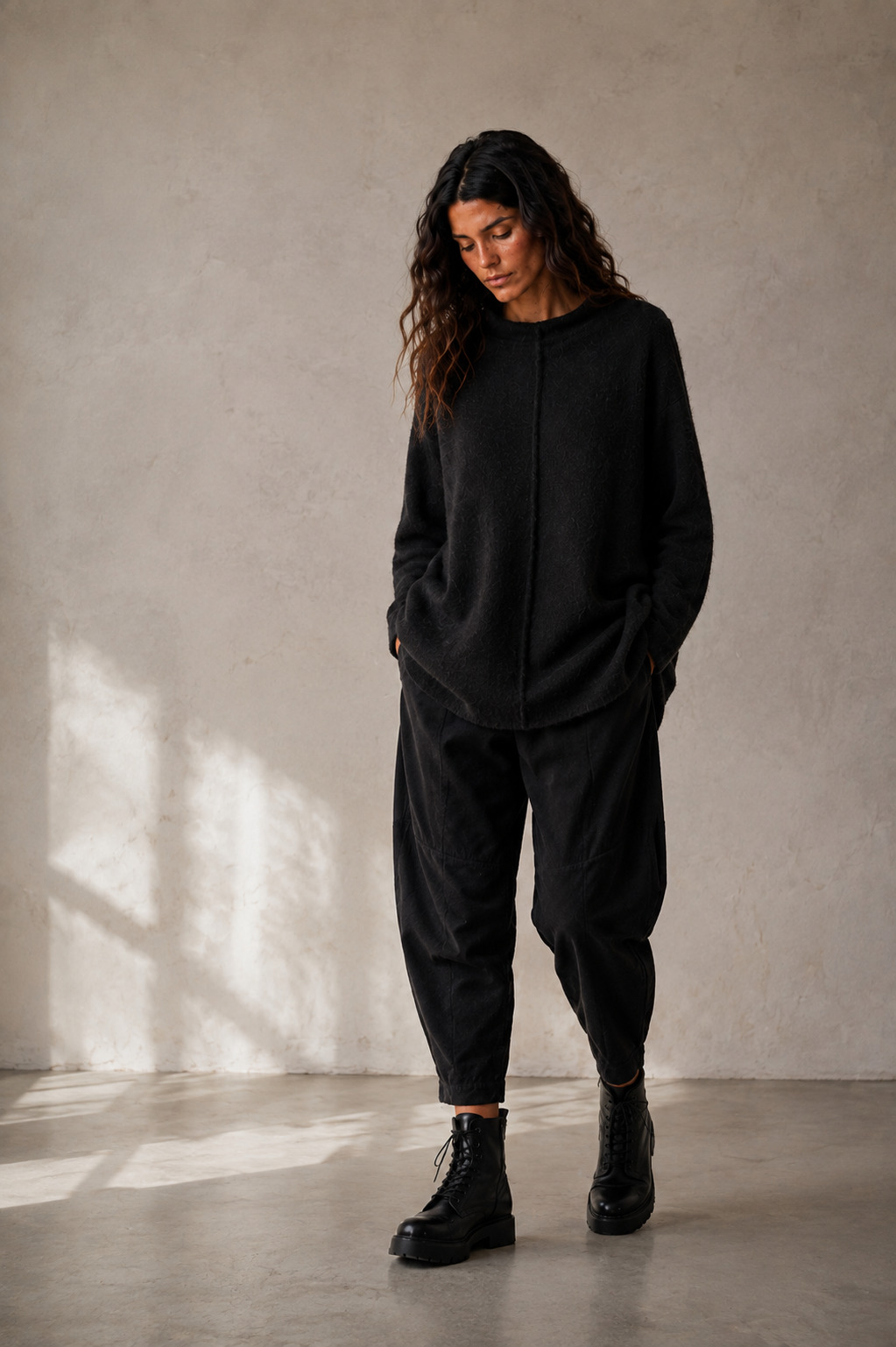 Lagom Pullover 203-30 / Alpaka-Woll-Mischung – Bild 2