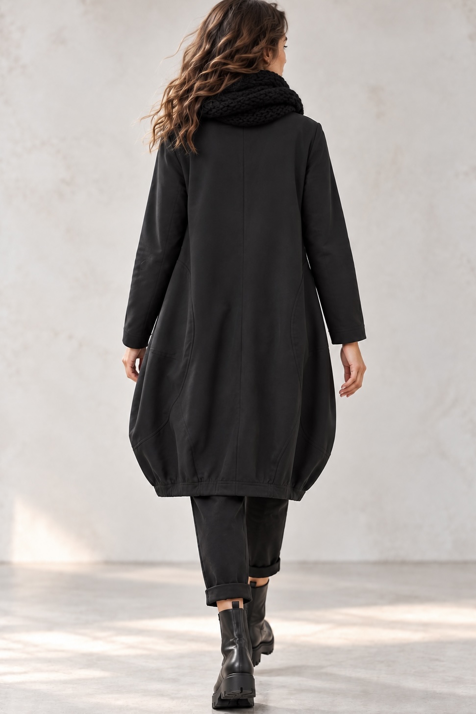 ELLi Longjacke / dicker Baumwolle-Sweat-Jersey – Bild 7