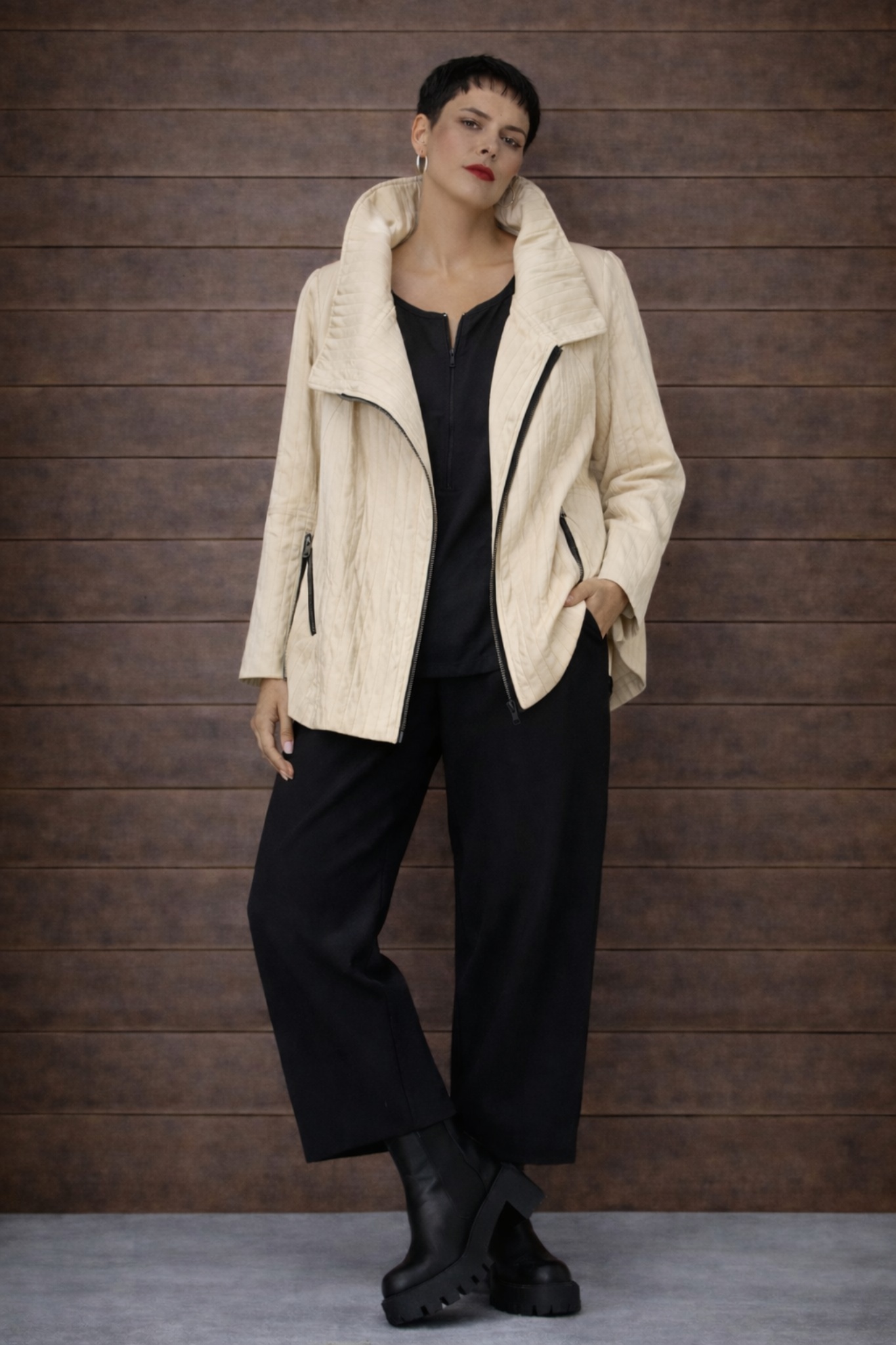 LAGOM Jacke kurz / Viskose – Bild 2